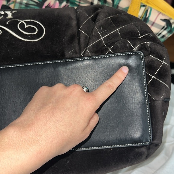 JUICY COUTURE Vintage Y2K Baby Diaper Bag in Black